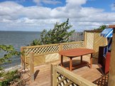 Terrasse mit Strandkorb